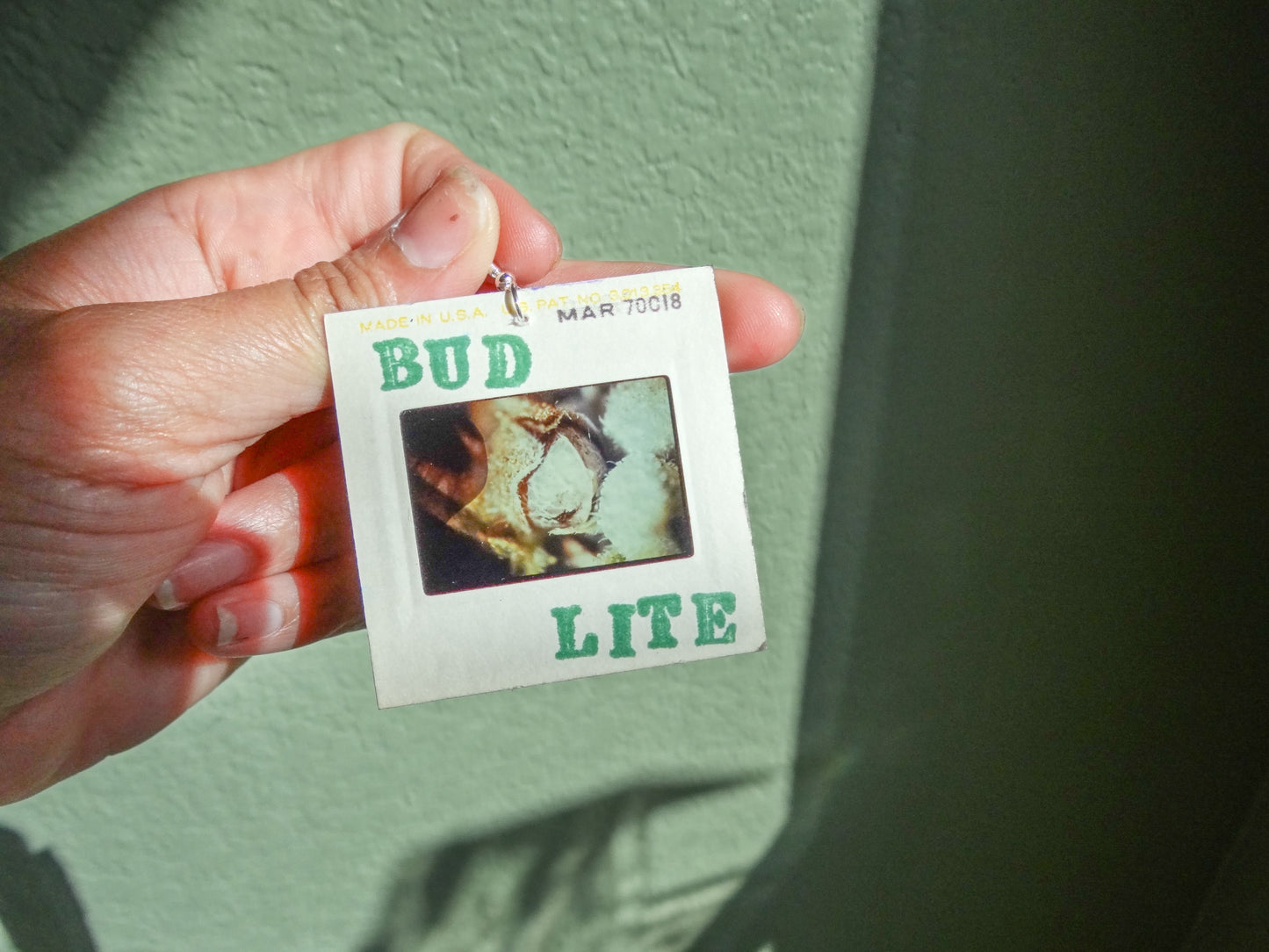 Nasty Film Earrings - Bud lite